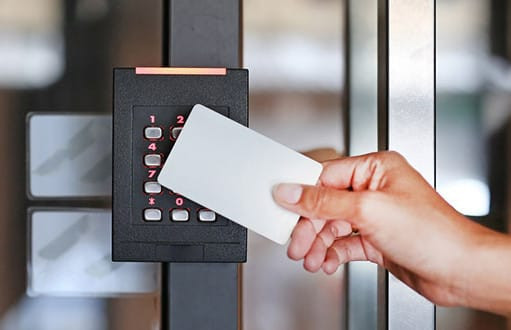 A card-based entry system