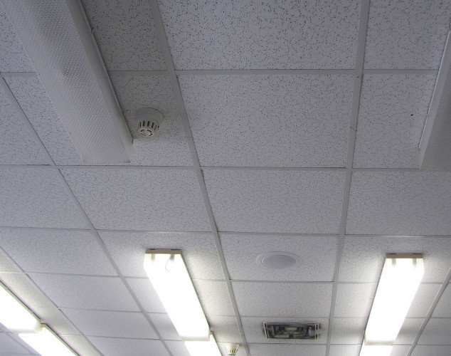 A dropped ceiling